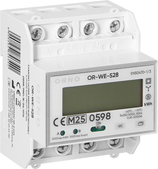 Contor Trifazat de Energie Electrică 100 A Mid We-528