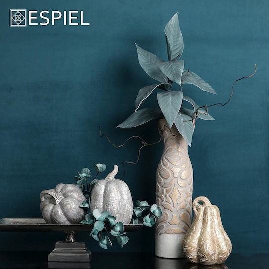 Διακοσμητική Κολοκύθα Polyresin Χρυσή Φ20xh25cm Espiel Vre104