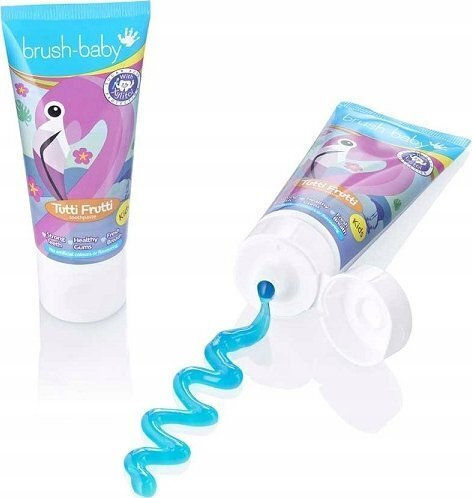 Brush Baby Kinderzahnpasta für 3+ Jahre mit Geschmack Tutti Frutti 50ml