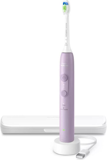 Philips Sonicare Electric Toothbrush with Pressure Sensor and Travel Case Lilac