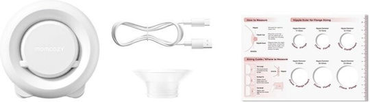 Momcozy S12 Pro+ Elektrisches Einzel Milchpumpe Weiß