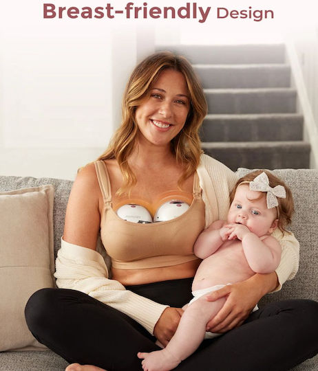 Momcozy M5 Smart Ηλεκτρικό Διπλό Θήλαστρο Χωρίς BPA Γκρι