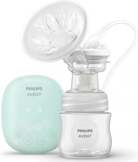 Philips Essential Compact Ηλεκτρικό Μονό Θήλαστρο Διάφανο