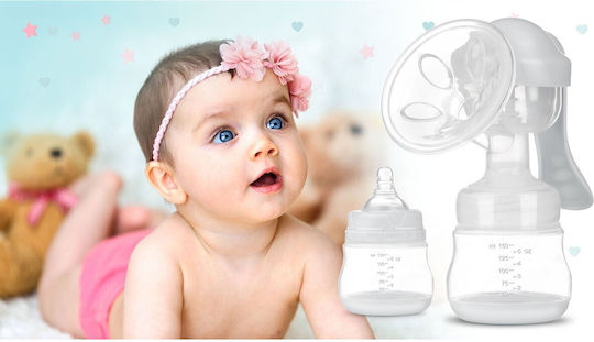 Berdsen Pompa de sân simplă manuală Fără BPA Alb 150ml