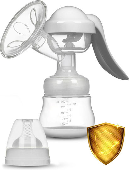 Berdsen Pompa de sân simplă manuală Fără BPA Alb 150ml