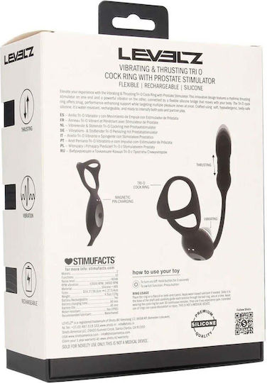 Vibrations Penisring Tri O mit Prostata Stimulation