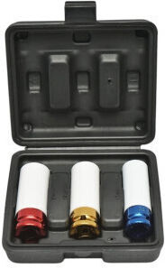 Set Chei Priză Impact Prezoane Roată 17mm 19mm 21mm 1/2 Inch Pătrat Smartic Model Sma-000163