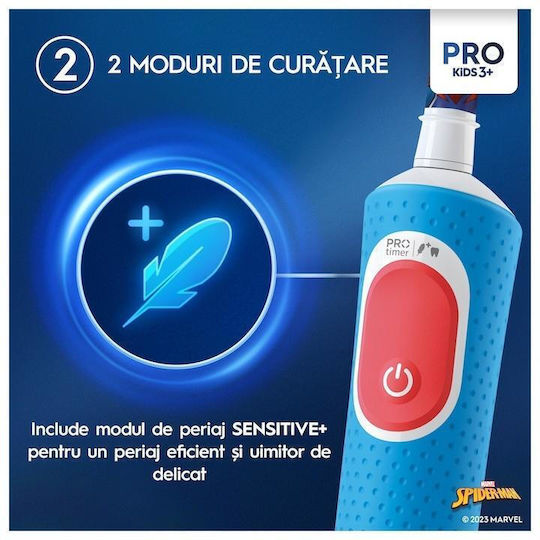 Oral-B Vitality Pro Periuță De Dinți Electrică Pentru Copii Cu Cronometru Pentru 3+ Ani