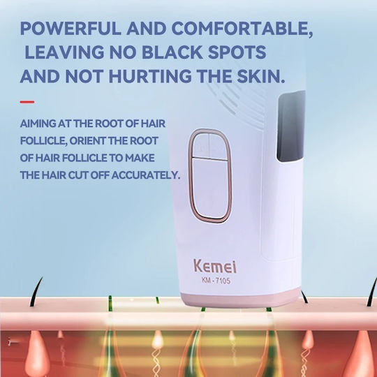 Kemei Αποτριχωτική Μηχανή IPL