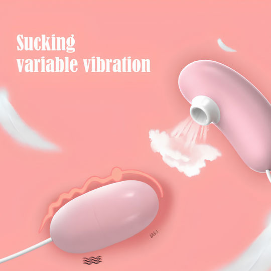 Lilo Female Double Dildo Silent Powerful Vibrating USB Suction Dildo