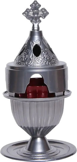 Metallisches Klassisches Vigilölampen Metallisches Glas 1 Stück Silber
