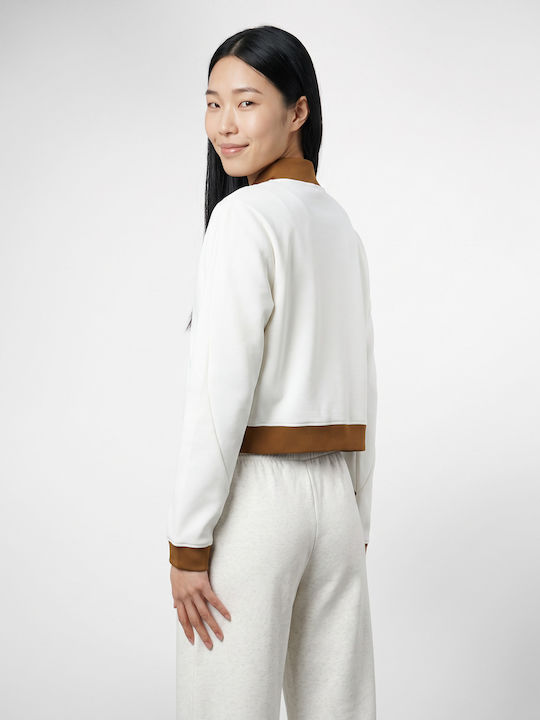 Damen Sweatshirt mit Kapuze Beige