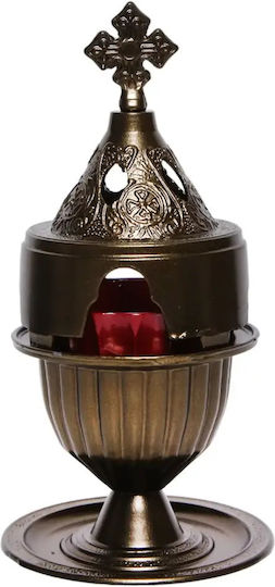Metallisches Klassisches Vigilölampen Metallisches Glas 1 Stück Grau