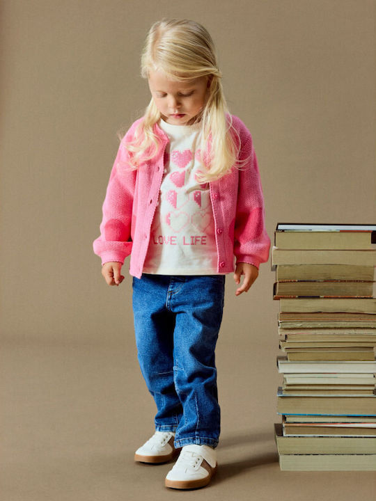 Kids Cardigan with Hearts