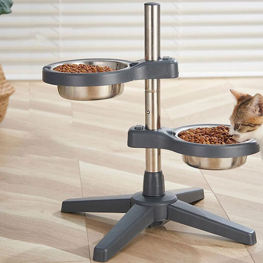 Rostfreier Stahl Futternapf & Wasserschale für Hund & Katze 2 Positionen 2 Stück