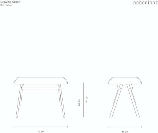 Детска масичка Зелен Nobodinoz