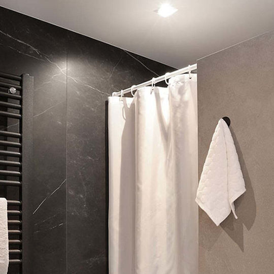 Differnz Badezimmer Vorhangringe 12 Stück Weiß