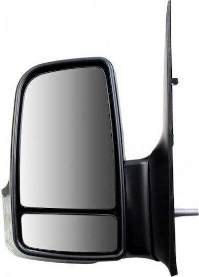 Външен Огледало Вляво Извит Ръчен Светкавица Mercedes-benz Sprinter Volkswagen Crafter A9068104816