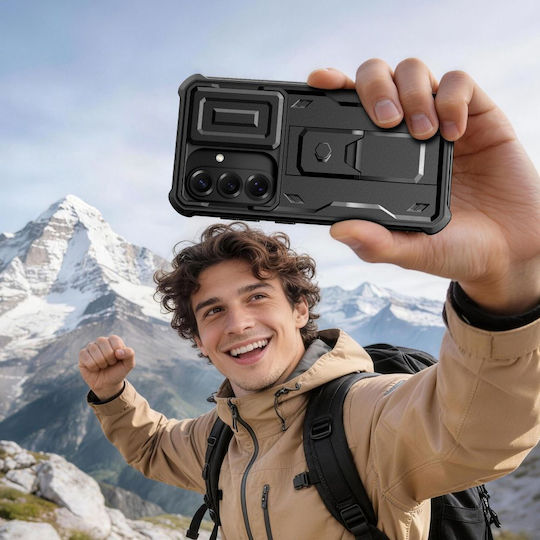 Tech-Protect Cam+ 360 Full Cover Aramid Fiber Black (Galaxy S26)