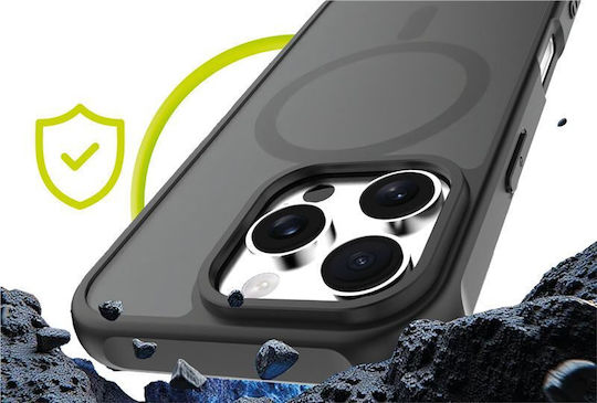 Mobile Origin Umschlag Rückseite Silikon 1.5mm Schwarz (iPhone 17 Pro / iPhone 16 Pro)
