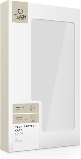 Tech-Protect Back Cover Σιλικόνης Γκρι (iPhone 17e / 16e)