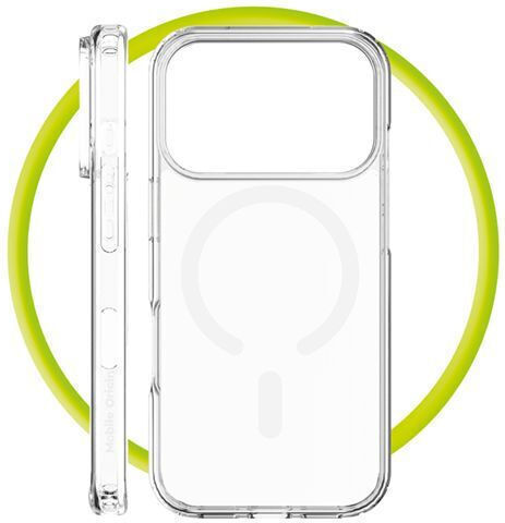 Mobile Origin Umschlag Rückseite Silikon 1.5mm Transparent (iPhone 17 Pro Max)