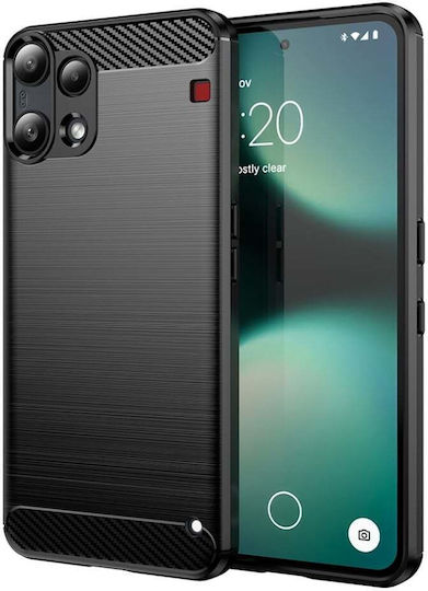 Back Cover Silicon Negru (Nothing Phone (3a) Lite)