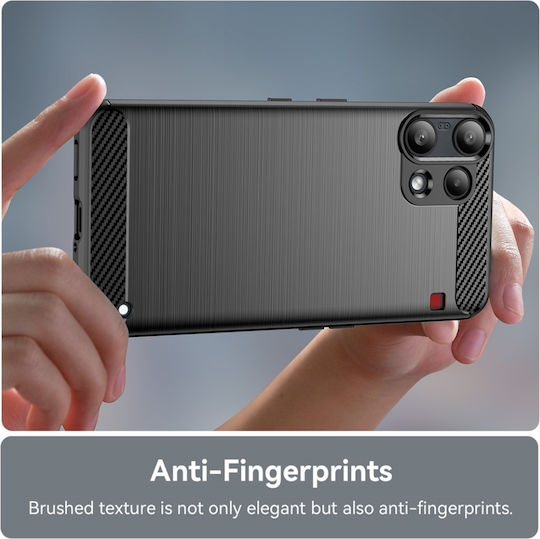 Back Cover Silicon Negru (Nothing Phone (3a) Lite)
