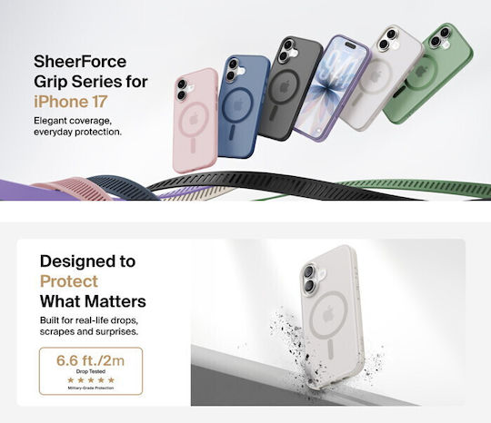 Belkin Грип Задна Корица Пластмаса Зелен (iPhone 17 Pro)