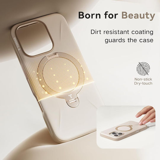 Torras Umschlag Rückseite Gold (iPhone 17 Pro / iPhone 16 Pro)