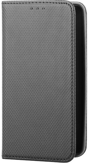 Smart Книга Силиконов / Пластмасов Черен Galaxy J4+