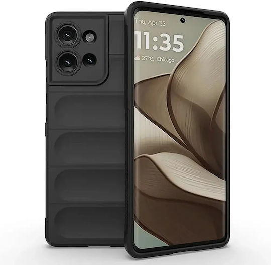 Techsuit Magic Back Cover Μαύρο (Motorola Edge 50 - Techsuit)