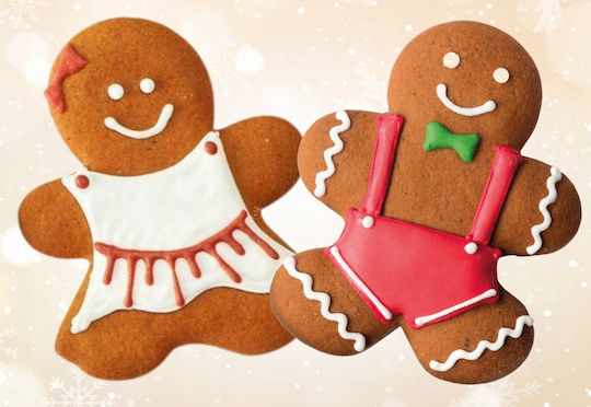 Family Gingerbread Christmas Pillow Set