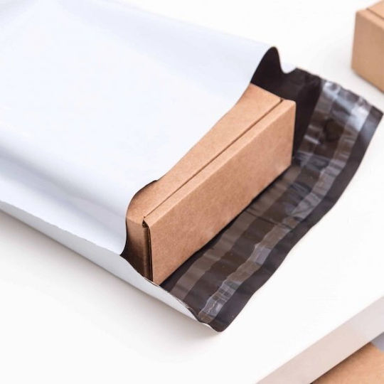 Σακουλες Courier Mail Bag Λευκη 25x35