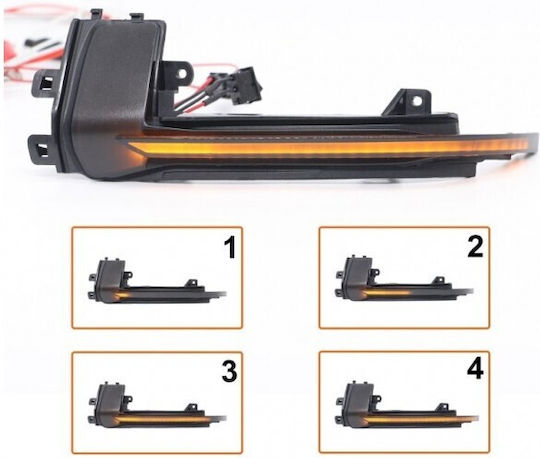 Dynamische Blitzlicht LED Am Spiegel Audi A3 A4 S4 Rs4 A5 S5 Rs5 8k0949102c