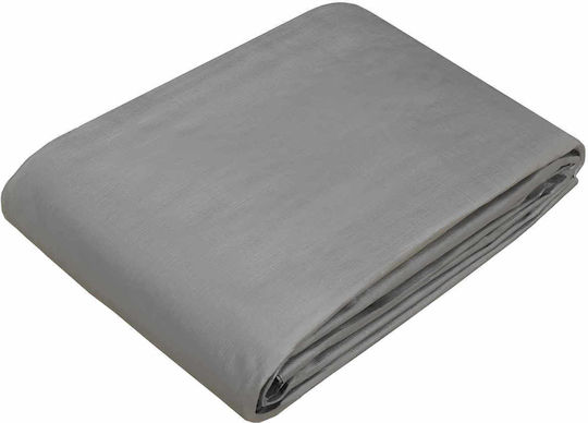 vidaXL Αδιάβροχος Μουσαμάς 260gr/m² 3x2μ. Βαρέως Τύπου Γκρι