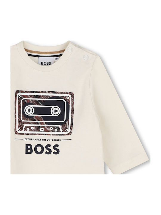 Kids Long-sleeved Blouse Ecru