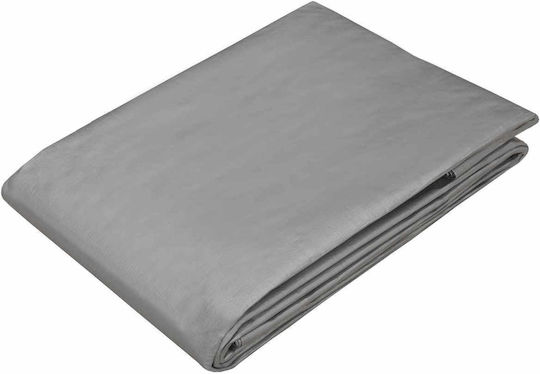 vidaXL Waterproof Tarpaulin 180g/m² 10x8m Lightweight Grey