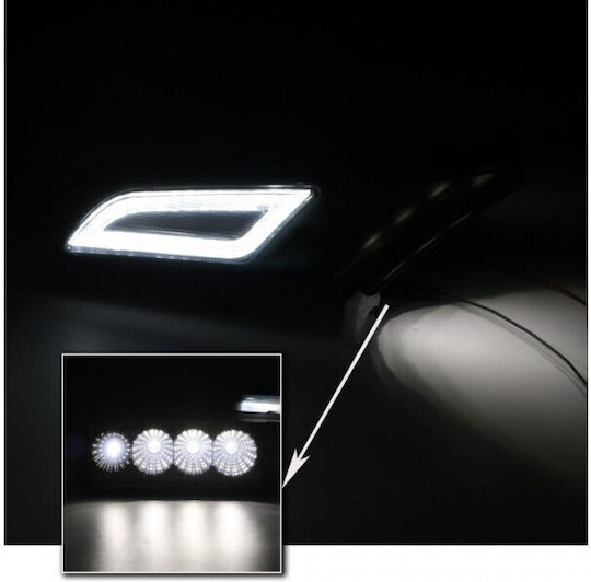 Σετ Εμπρόσθιων Φώτων Led Φιμέ Φλας Porsche Cayenne 7l5949102f