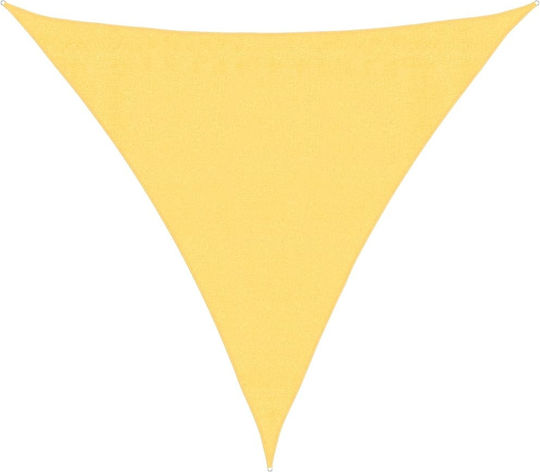 vidaXL Dreieck Sonnensegel Beige Mit Hoop 3m 160gr/m²