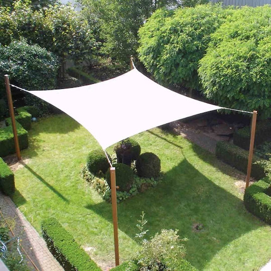 Showood Квадрат Shade Sail Екрю 3.6x3.6m 230гр/кв.м