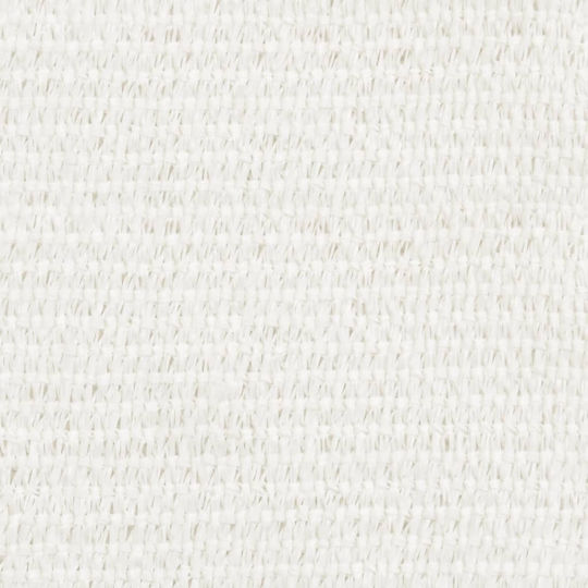 vidaXL Rechteckig Sonnensegel Weiß Mit Hoop 6x8m 160gr/m² hergestellt aus HDPE 160gr/m²