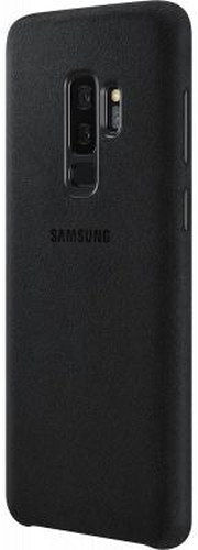 Samsung Alcantara Cover Задна корица Пластмаса Черен (Galaxy S9+)