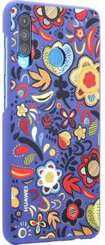 Huawei TPU Case Umschlag Rückseite Silikon Blau (Huawei P30 Lite)