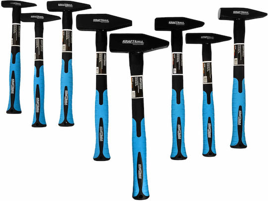 Kraft & Dele Set Ciocane Ciocane 8pcs cu Mâner de Fiberglass Ciocane 8pcs KD232
