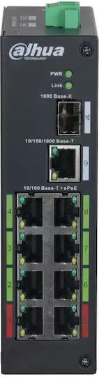 Dahua LR2110-8ET-120 Switch for CCTV Systems