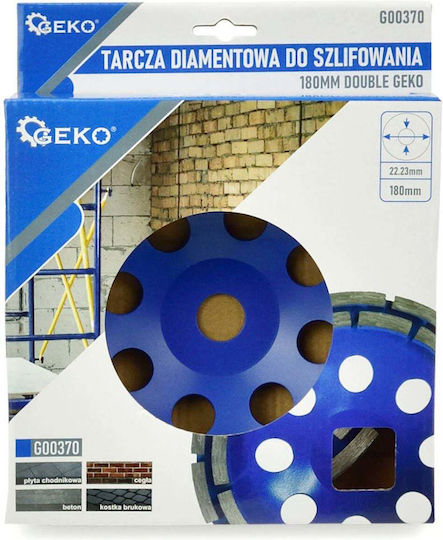 Geko Δίσκος Λείανσης Δομικών Υλικών 180mm