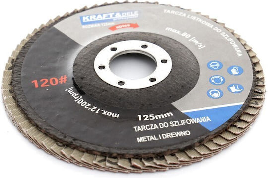 Universal Sanding Disc Metal Wood 125 Mm P80 Kraft&dele Kd967