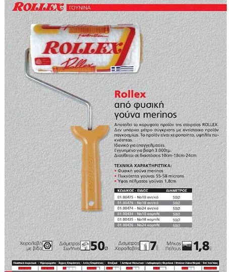 Rollex Rolă de înlocuire Accesorii de vopsit 24cm Rollex