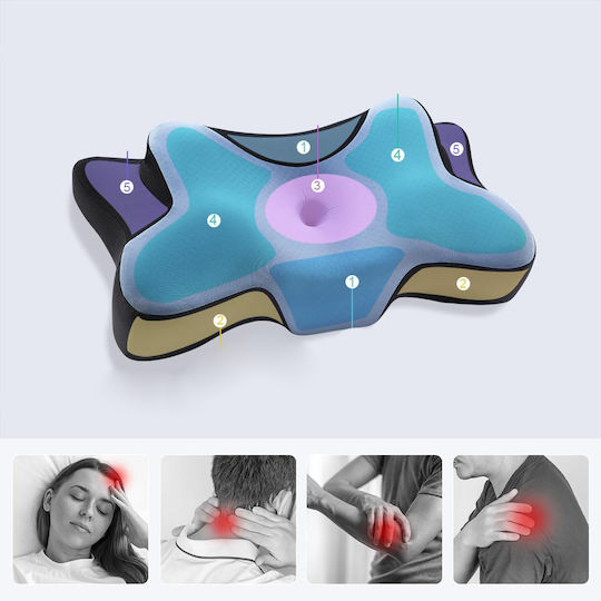 Ιατρικό Μαξιλάρι Αυχένα Memory Foam